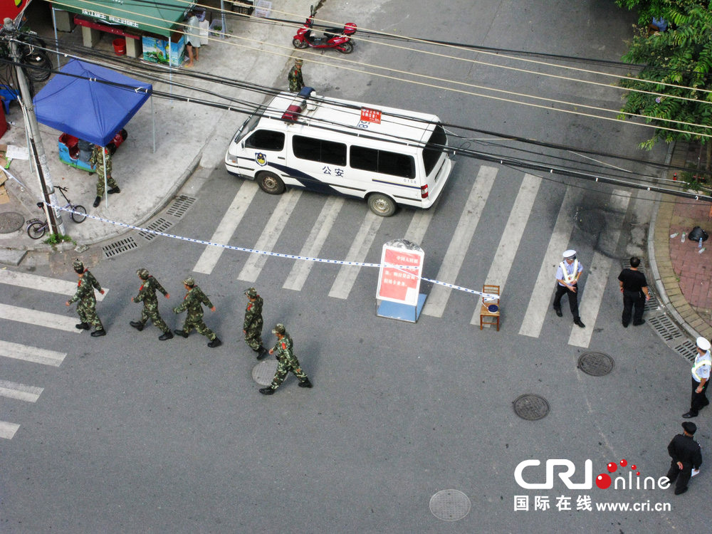 2013年07月10日，廣西壯族自治區(qū)北海市，武警巡邏。圖片來源：飛影/CFP