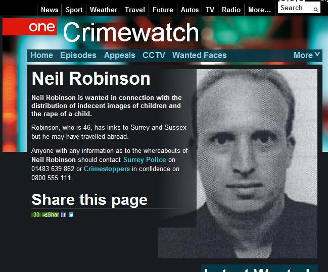 據(jù)英國廣播公司（BBC）網(wǎng)站消息，英國警方正在通緝一名涉嫌傳播淫穢兒童照片和性侵兒童的逃犯，有跡象顯示，他有可能潛伏在中國北京的國際學(xué)校當(dāng)老師。