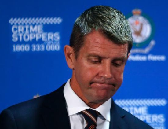 　新南威爾士州州長(zhǎng)Mike Baird出席新聞發(fā)布會(huì)。