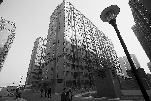 已基本建成的公租房。記者 史長(zhǎng)來 攝