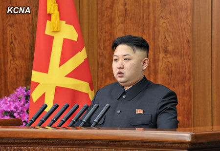 據(jù)朝中社報道，朝鮮最高領(lǐng)導(dǎo)人金正恩1日發(fā)表2013年新年賀詞。