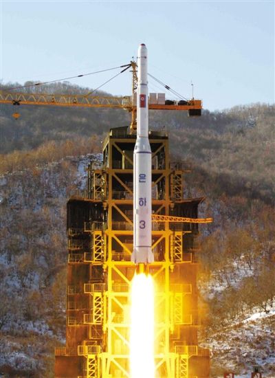 去年12月12日，朝鮮發(fā)射衛(wèi)星。