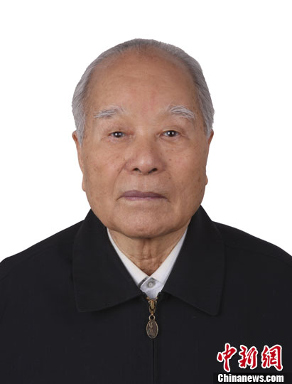 圖為程開甲院士資料照片。（國家科技獎勵辦供圖）中新社發(fā)
