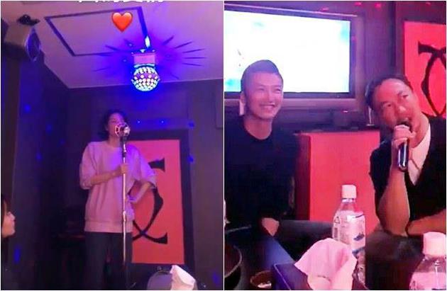 謝霆鋒王菲為陳奕迅老婆慶生。