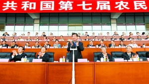 月16日，第七屆全國農(nóng)民運動會開幕式在南陽市體育場隆重舉行