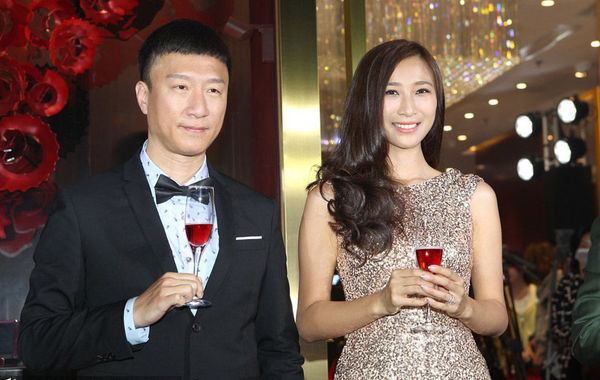 圖為孫紅雷、王駿迪夫婦。
