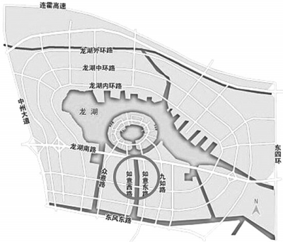 鄭州龍湖區(qū)域6塊商業(yè)用地拍賣遇冷，全部以起始價成交最貴的一塊不過888.09萬/畝，僅為8月龍湖“地