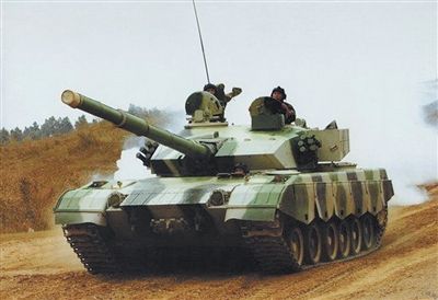 陸軍99改主戰(zhàn)坦克。