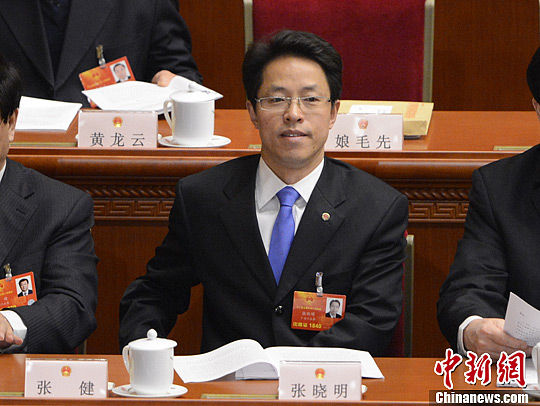 資料圖：香港中聯(lián)辦主任張曉明。中新社發(fā) 廖攀 攝