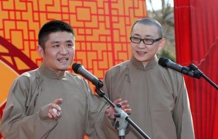 陜西籍相聲演員苗阜、王聲將帶來反腐主題相聲