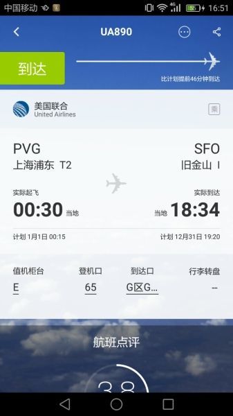 這個(gè)航班火了：2017元旦起飛，降落卻是2016年