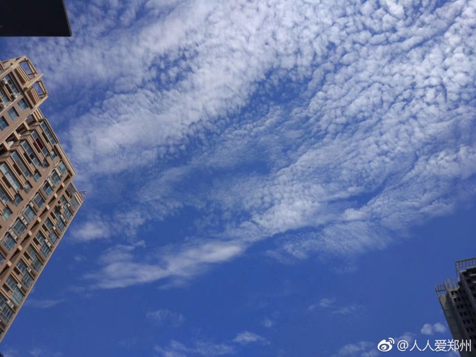 又被鄭州的藍(lán)天刷屏！隨便一拍就是手機(jī)壁紙