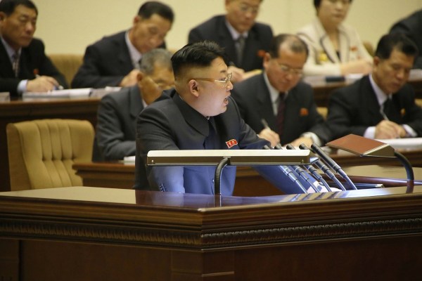 金正恩出席朝鮮勞動(dòng)黨第8次思想工作者大會(huì)。