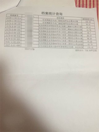 南昌中級人民法院一法官證實(shí)，他從南昌市房管局調(diào)出徐林保及其家人名下的部分房產(chǎn)信息表。