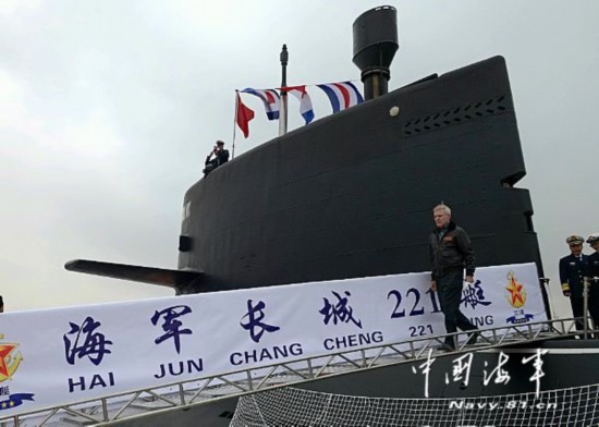 　俄媒稱中國(guó)041元級(jí)潛艇隱蔽性不強(qiáng)。