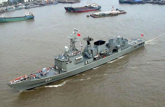 資料圖：中國為泰國建造的納萊頌恩級護衛(wèi)艦。