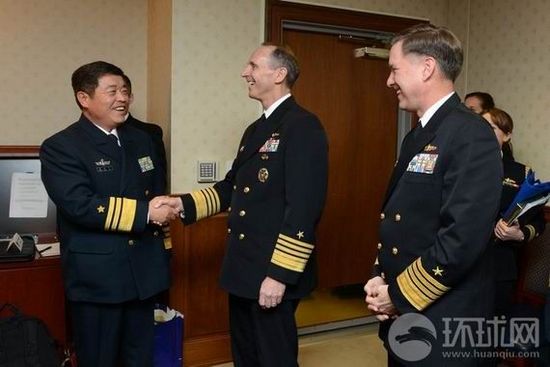 解放軍海軍副司令訪美談及環(huán)太軍演。