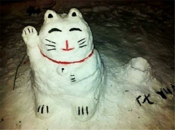創(chuàng)意十足！日系列卡通雪人走紅